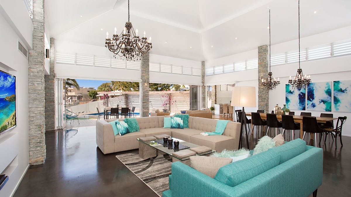 Coastal Open plan living