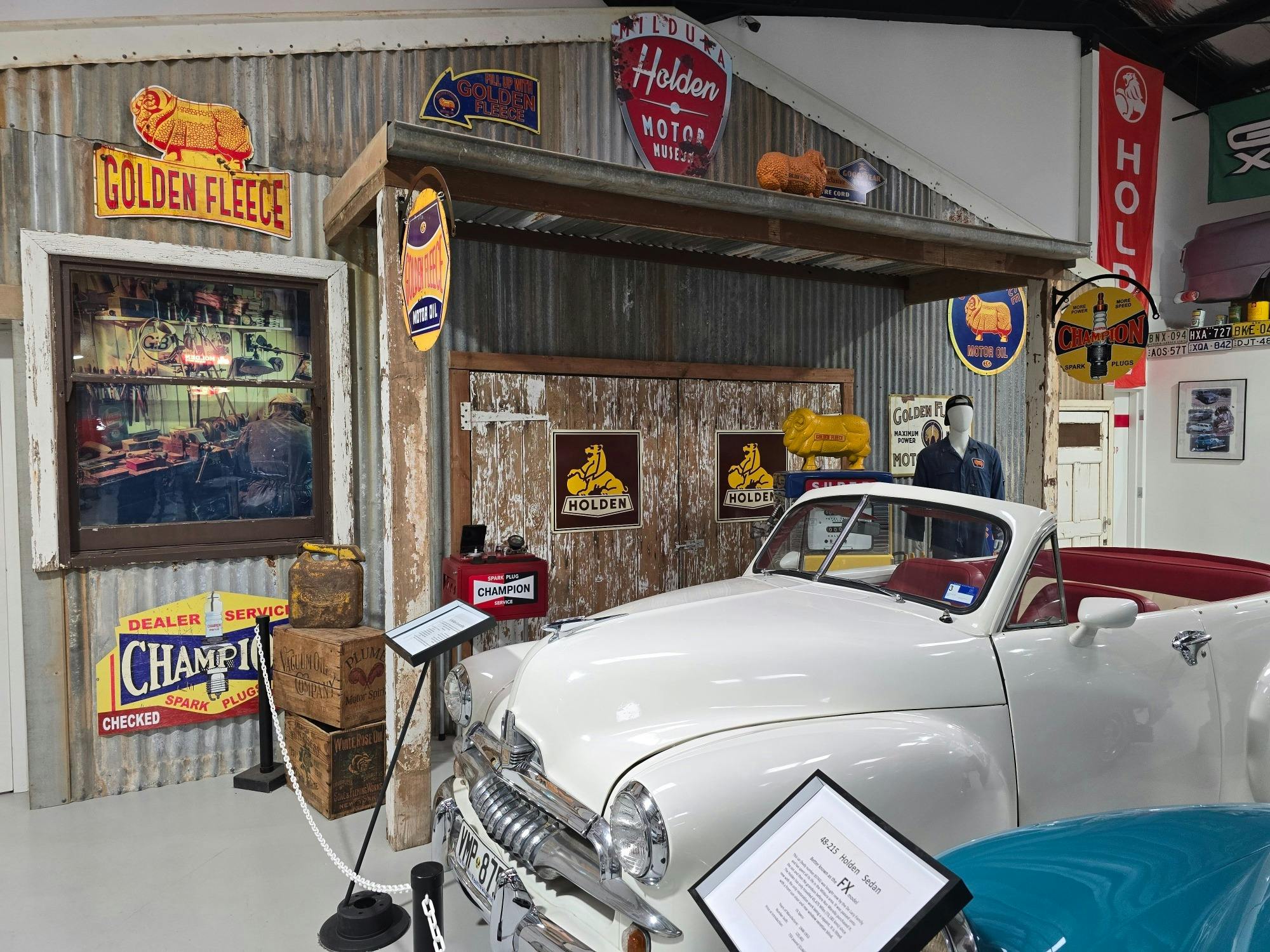 Old Service Station Façade