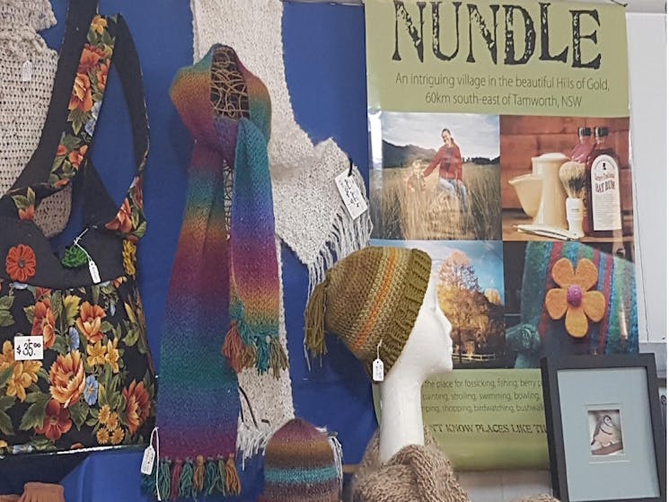 Image of items for sale at Nundle Crafts Inc