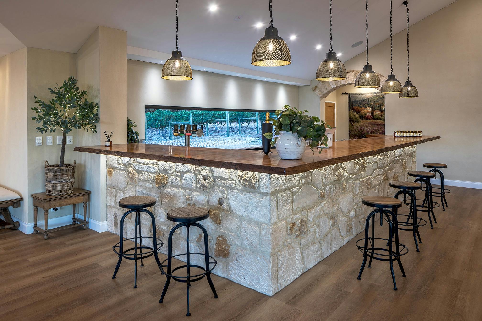 cellar door bar counter top