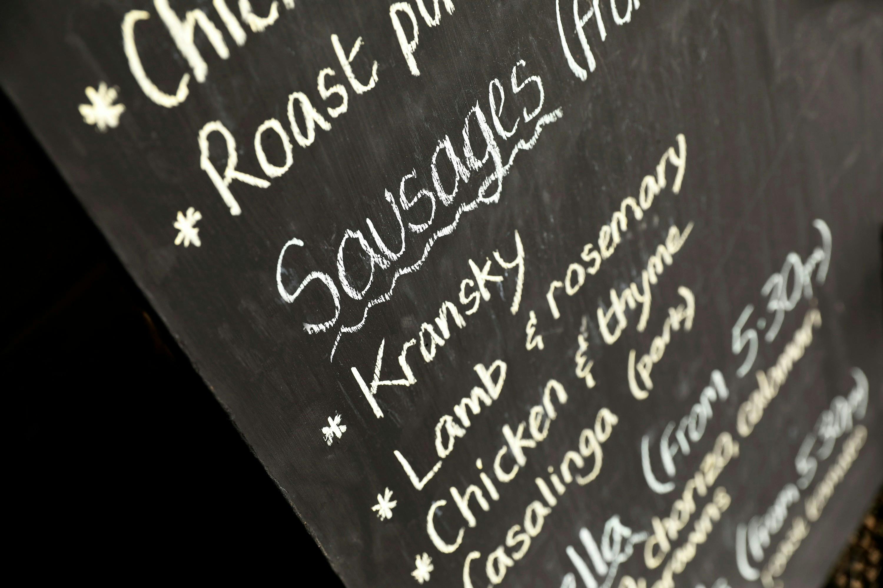 Lots of food on offer