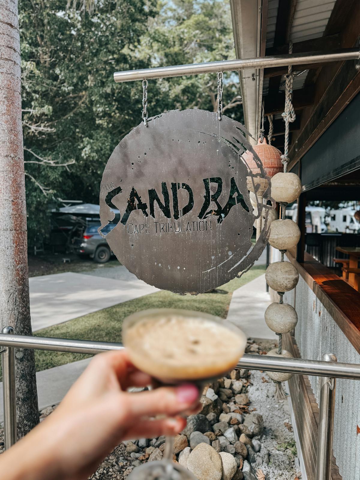 cocktail at sandbar cafe