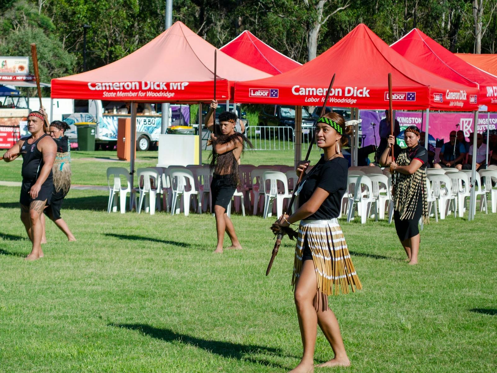 Māori Challenge being laid down Māori Challenge being laid down