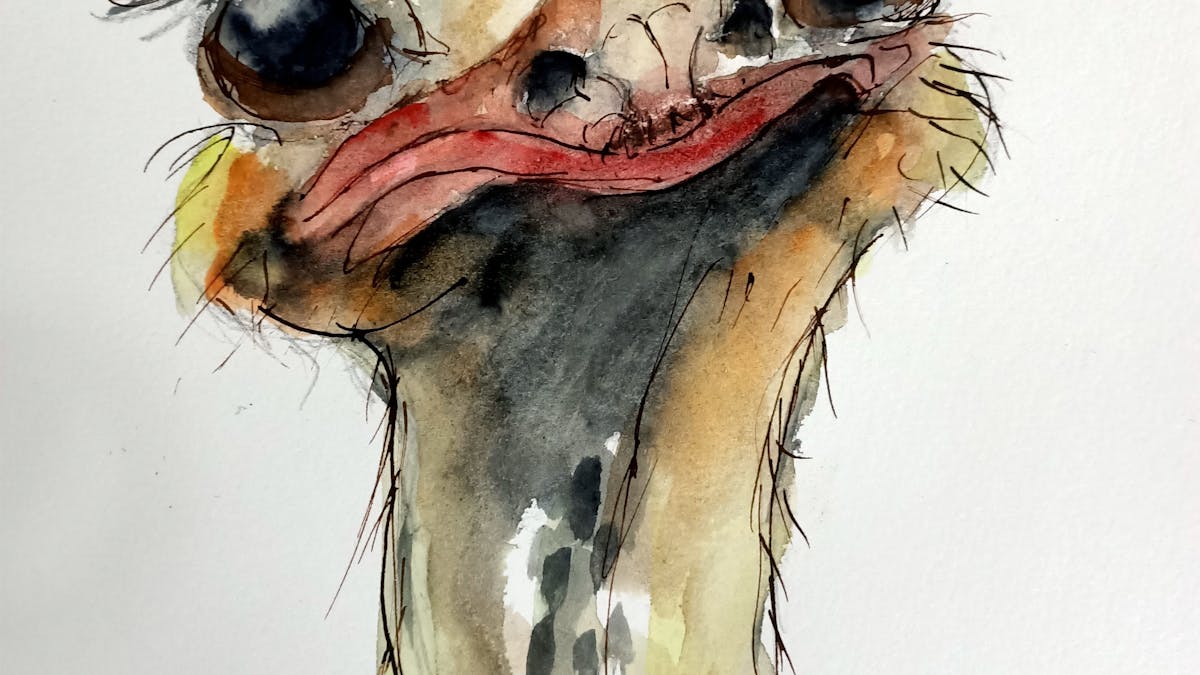 Watercolour painting