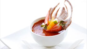 Vanilla bean crème brûlée
