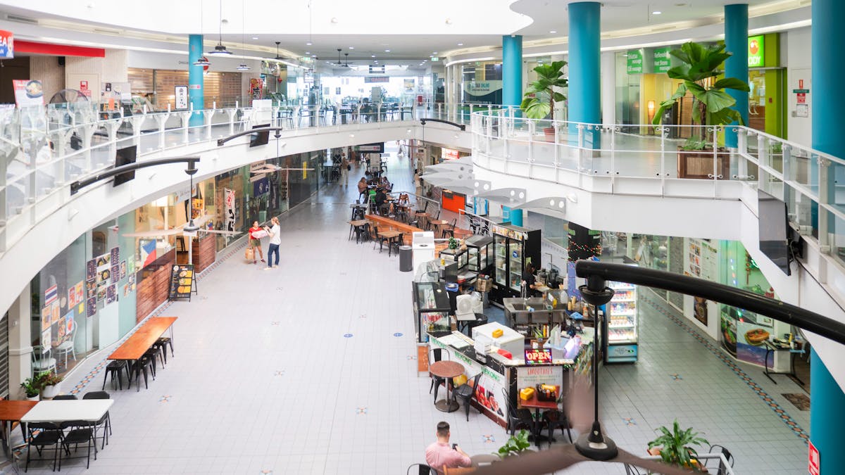 The heart of the centre is an open central atrium providing airflow and light