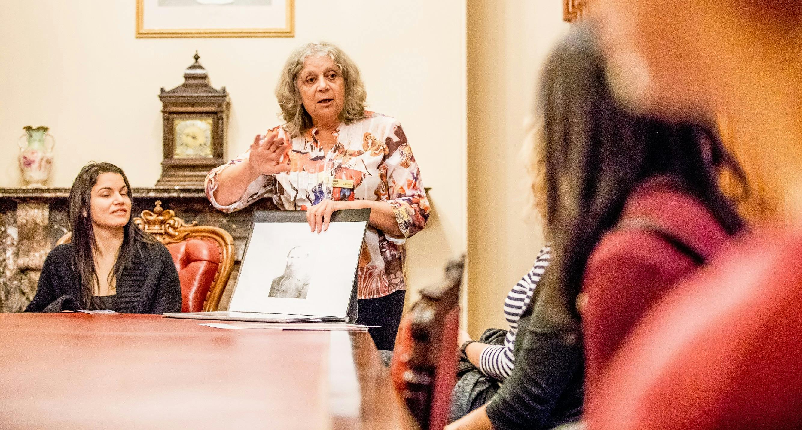 Presentation to a tour group