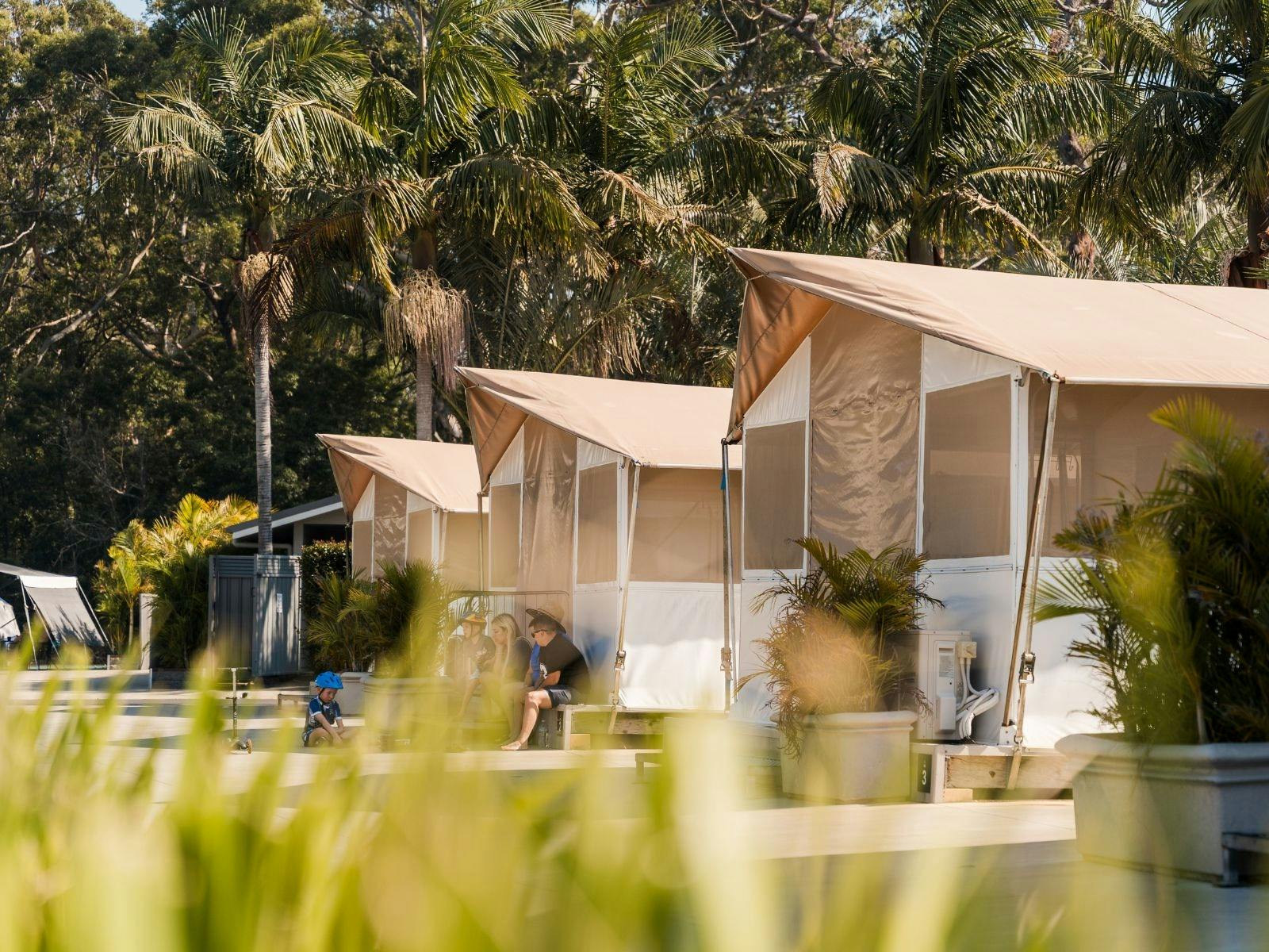 狩獵帳篷 | 塔斯曼假日公園 - 傑維斯灣