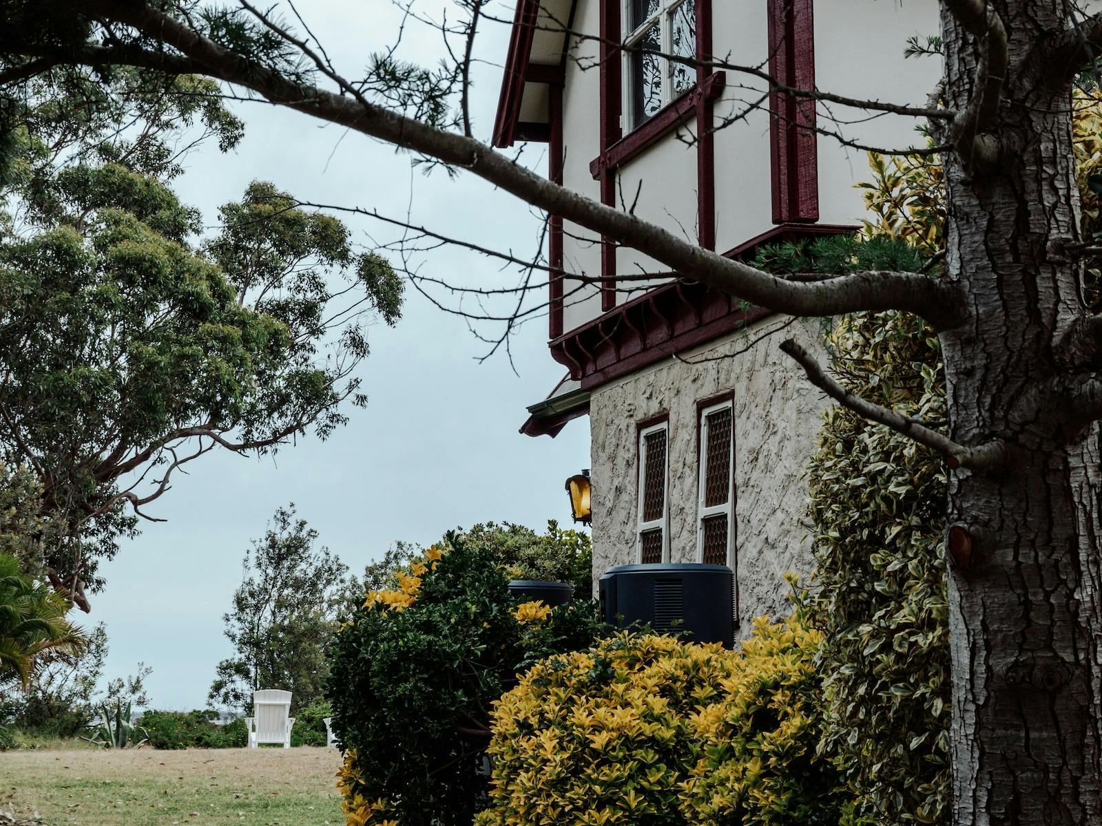 Looking toward the beach