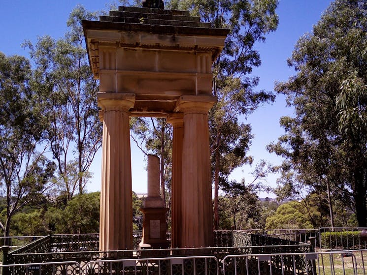 Boer War Memorial within Parramatta Park