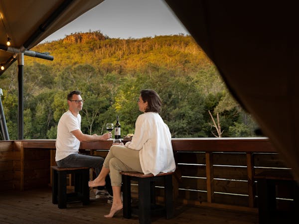 Luxe Glamper with view to Glen Rock Luxe Glamper with view to Glen Rock