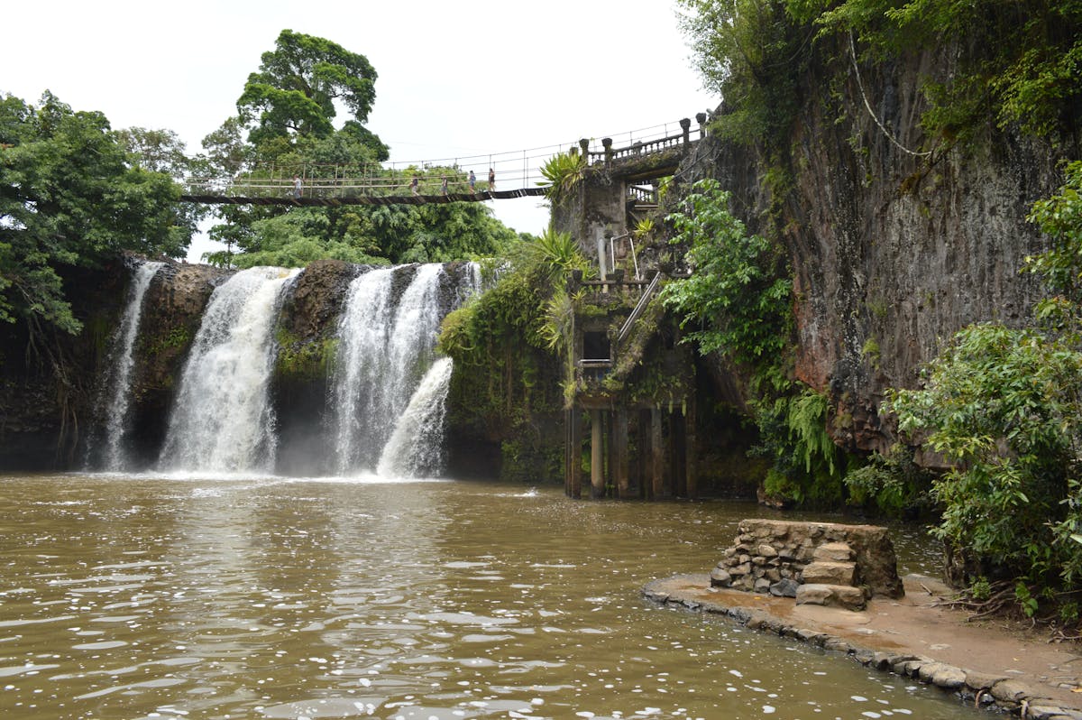 Mena Creek Waterfall at Paronella Park