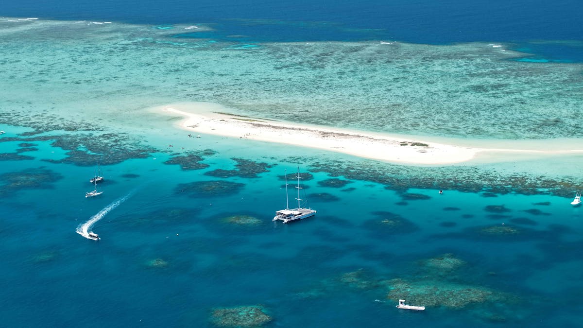 aerail of Michaelmas Cay with Ocean Spirit
