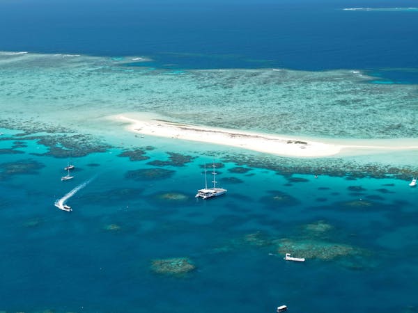 aerail of Michaelmas Cay with Ocean Spirit
