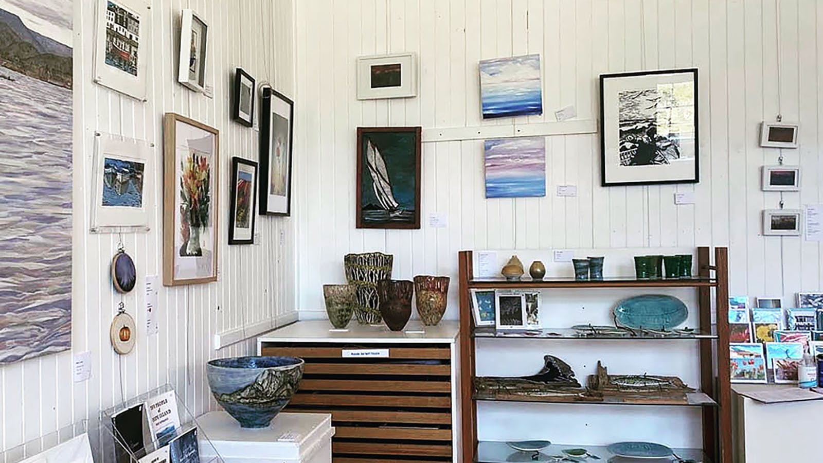 local artists work is featured and available for purchase