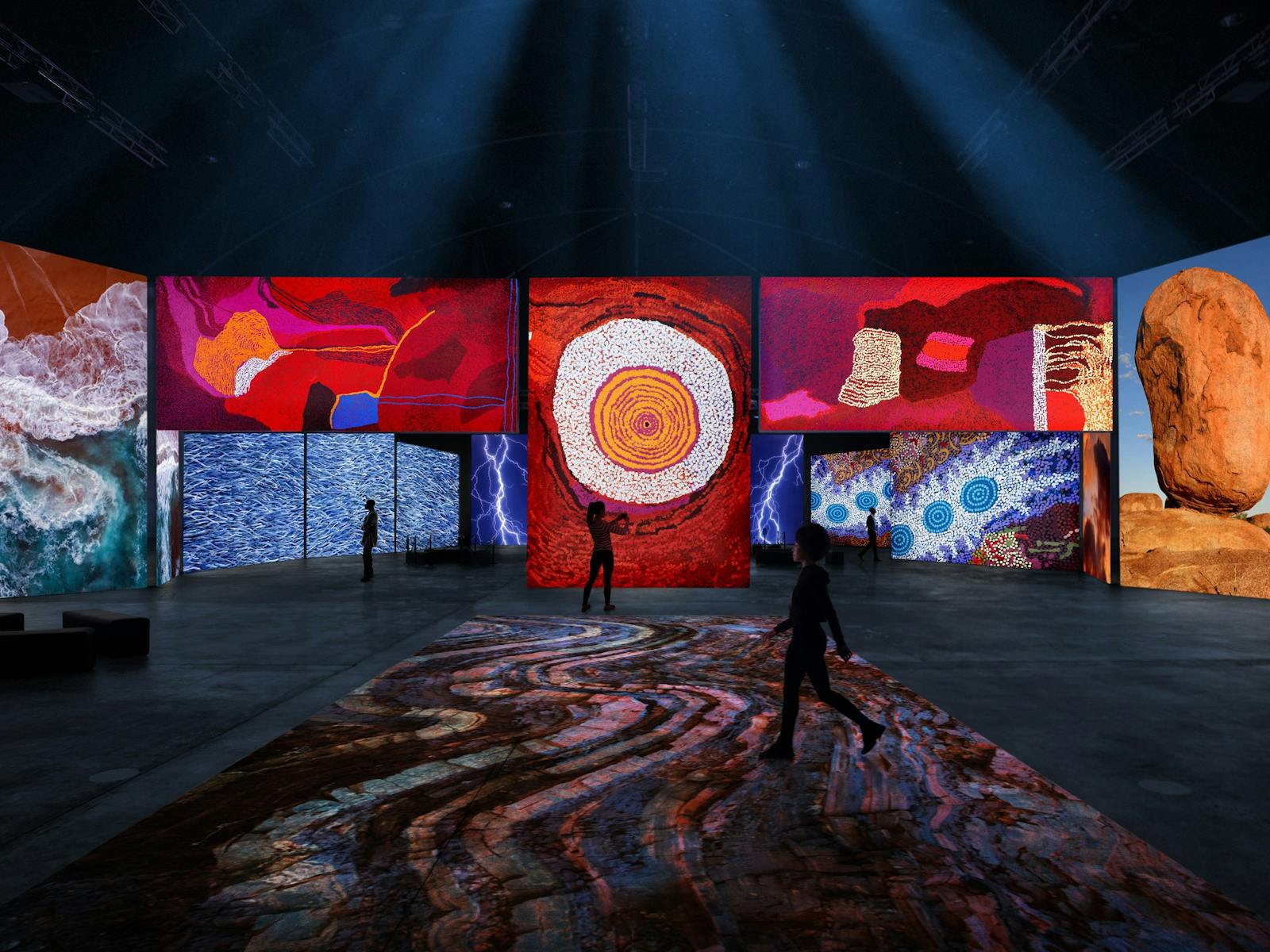 Image for Connection: Songlines from Australia's First Peoples in a spectacular immersive experience