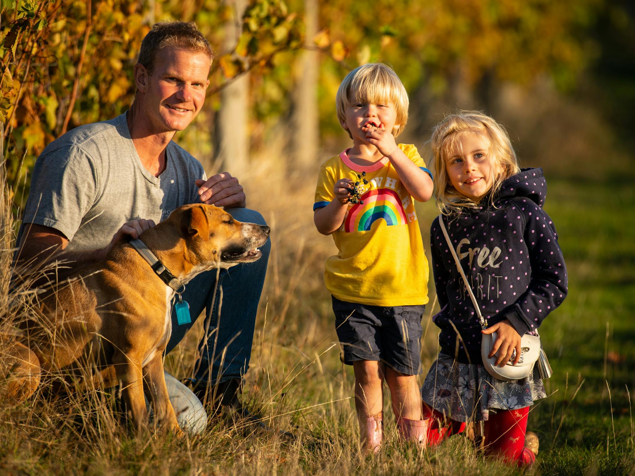 Michael Sexton and his family