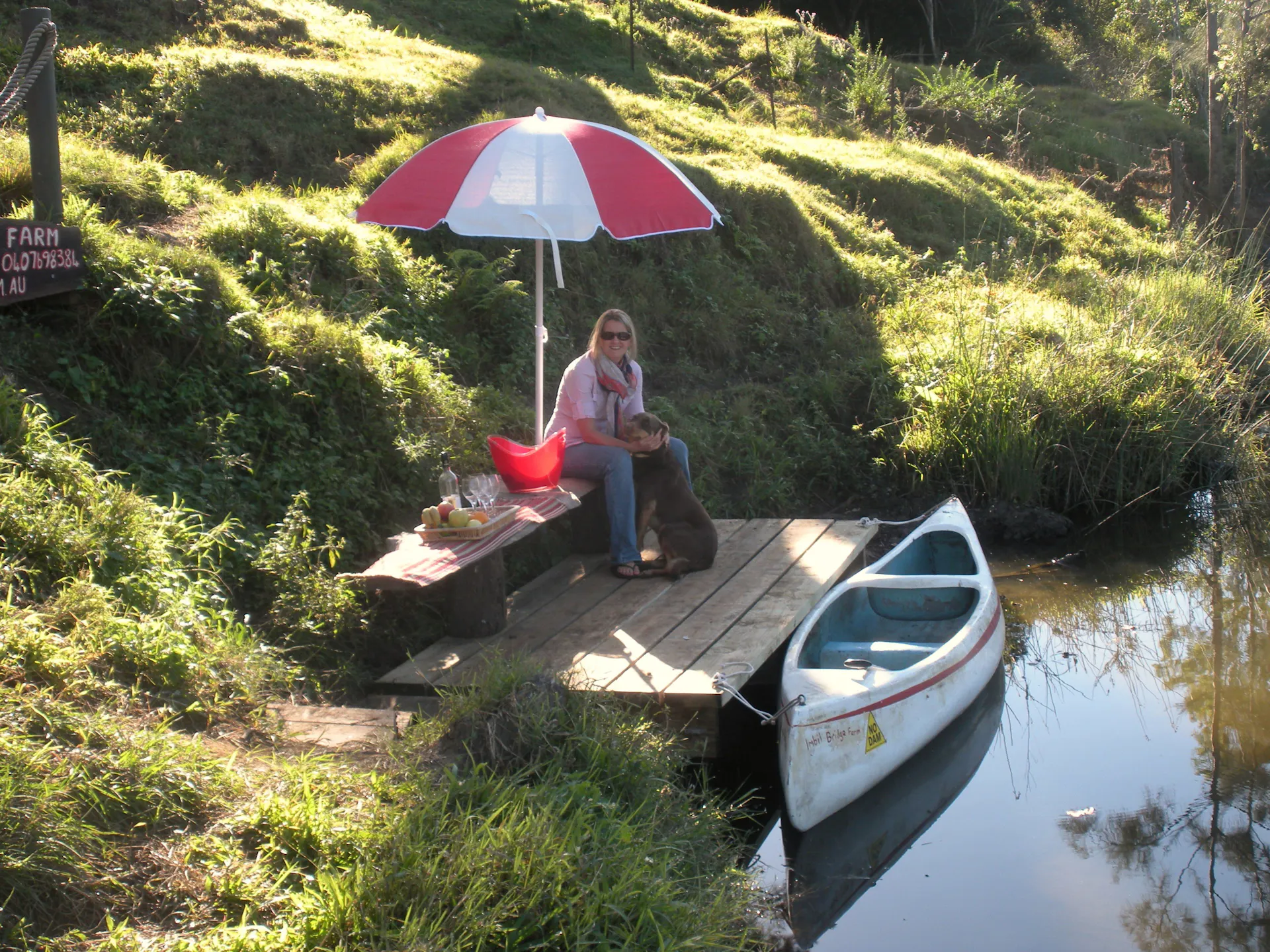 Imbil Bridge Farm canoe