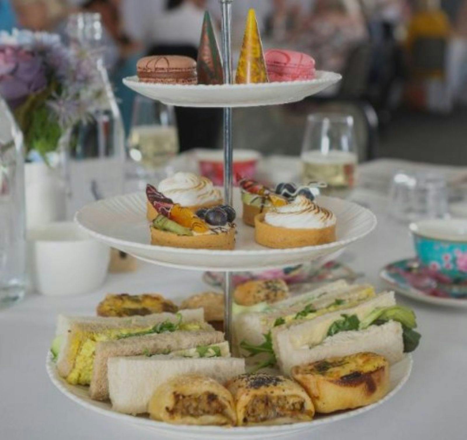 Selection of Sweets and Savoury items for high tea