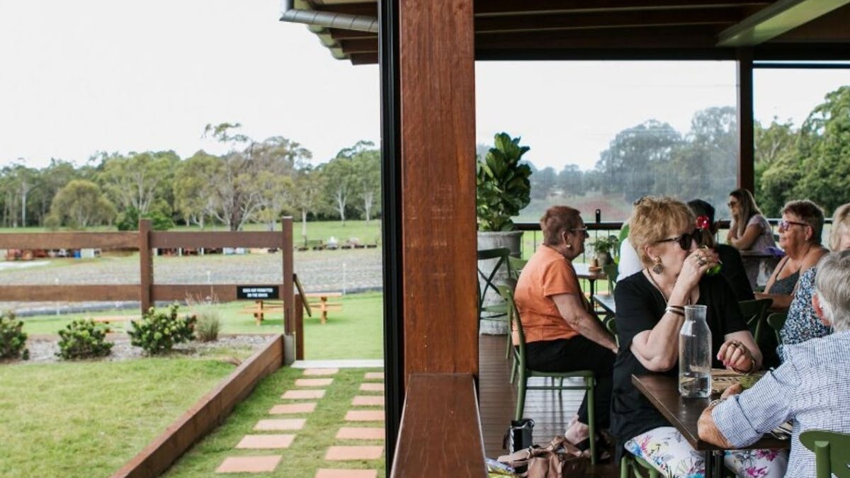 farm views with cafe
