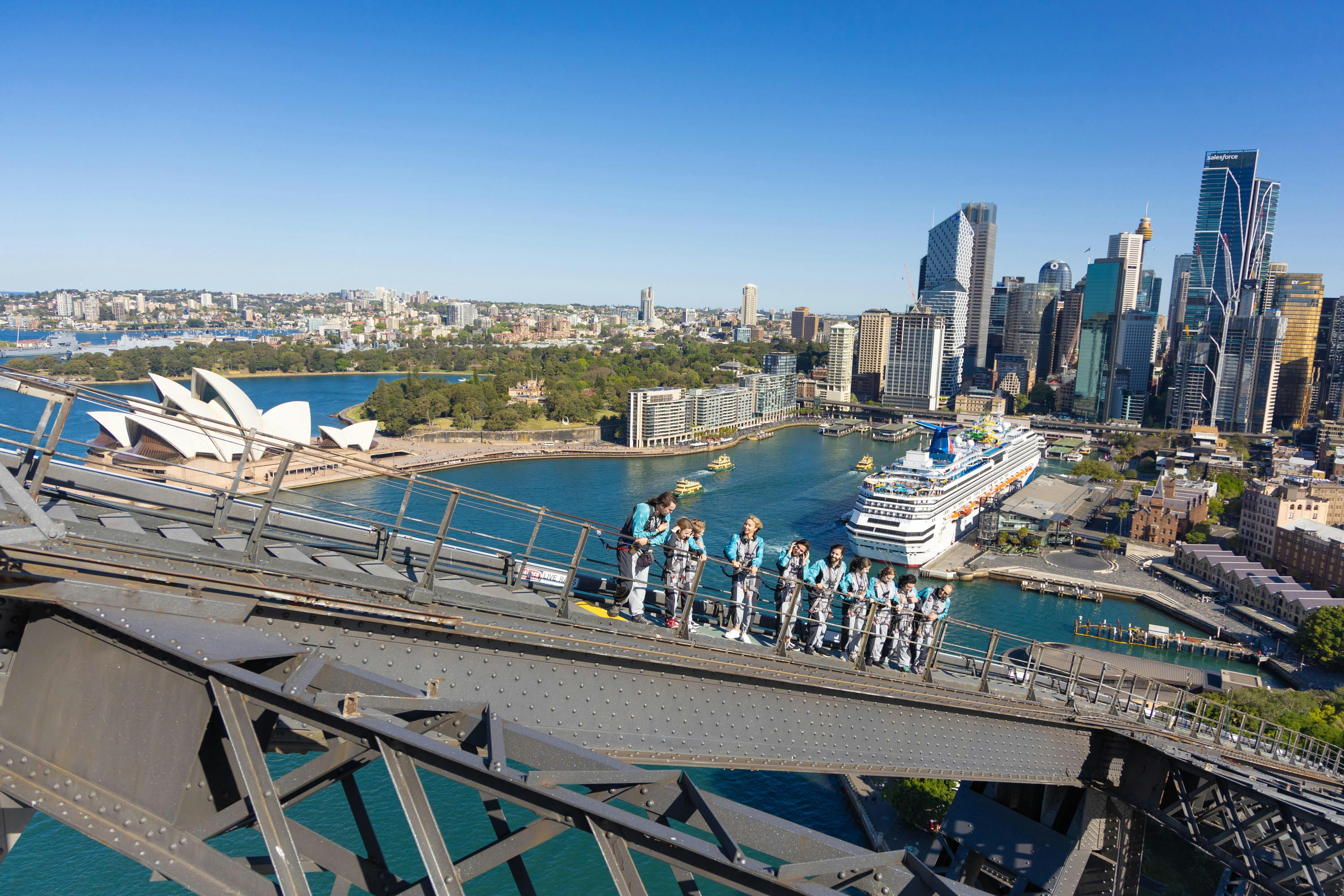 Group Climbing the Sydney Harbour Bridge, BridgeClimb