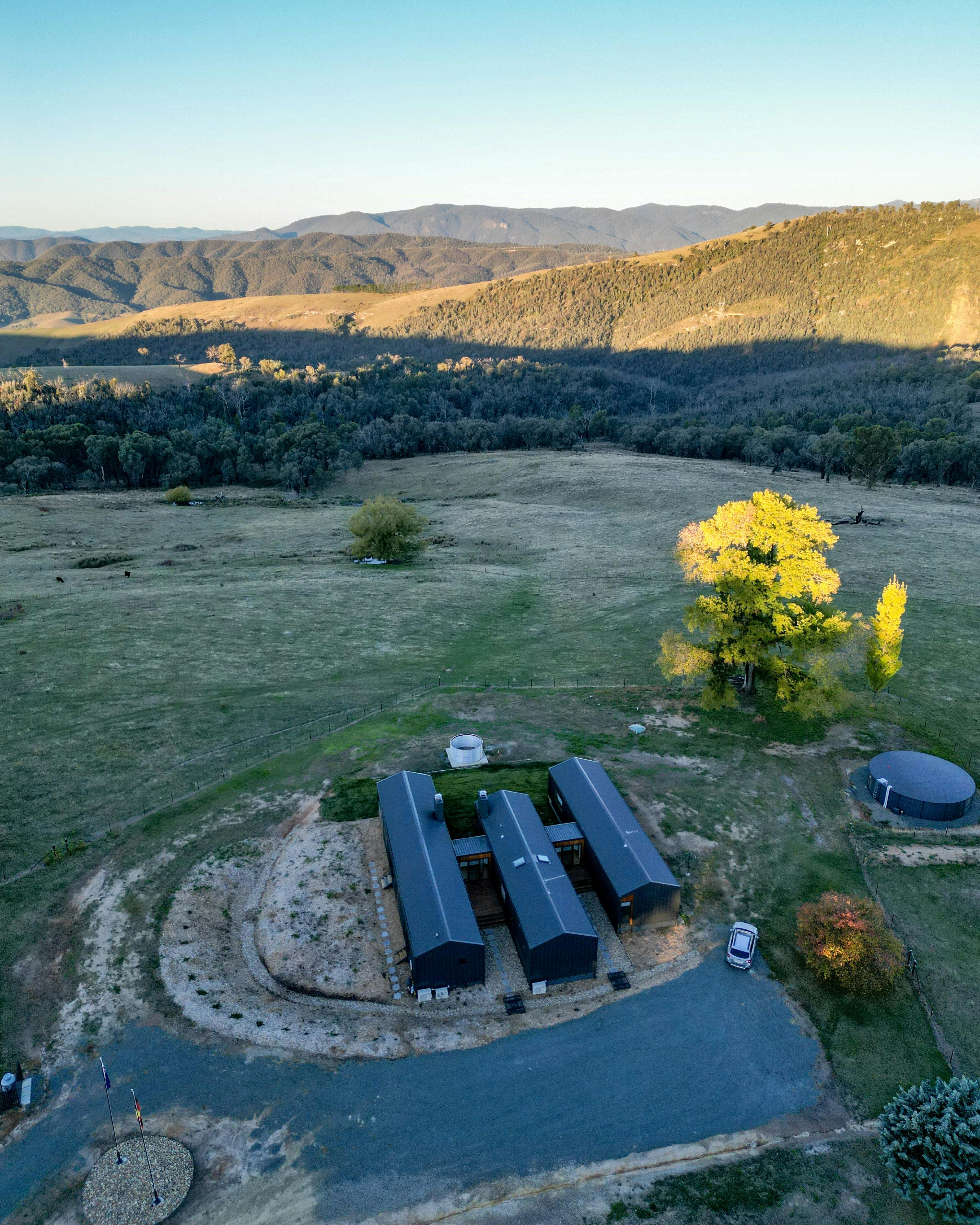 バトローとタムットのスノーウィーバレー近郊にあるブリンダベラ・ファームステイ・リトリート