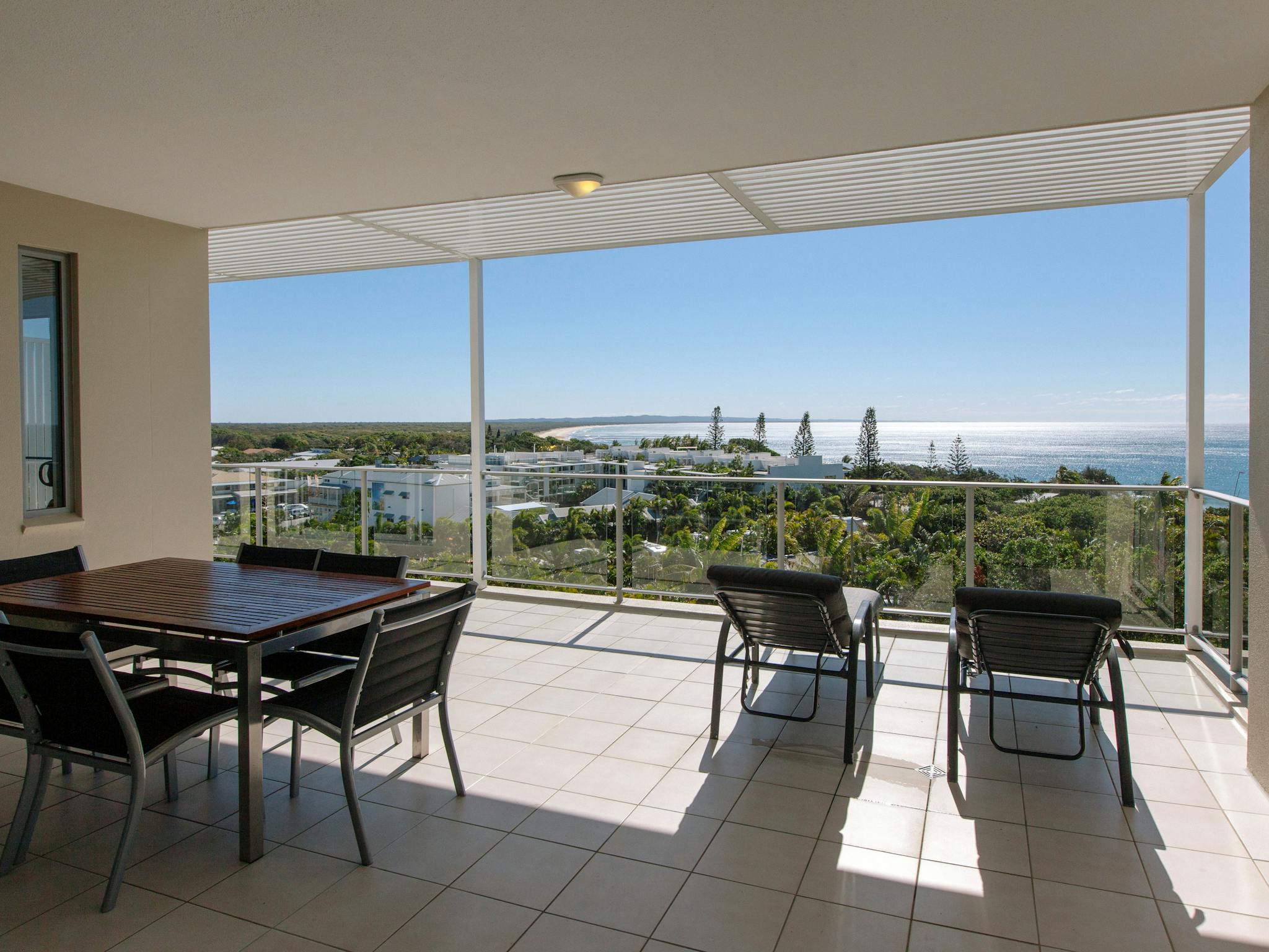 Large Balcony with Ocean Views Large Balcony with Ocean Views