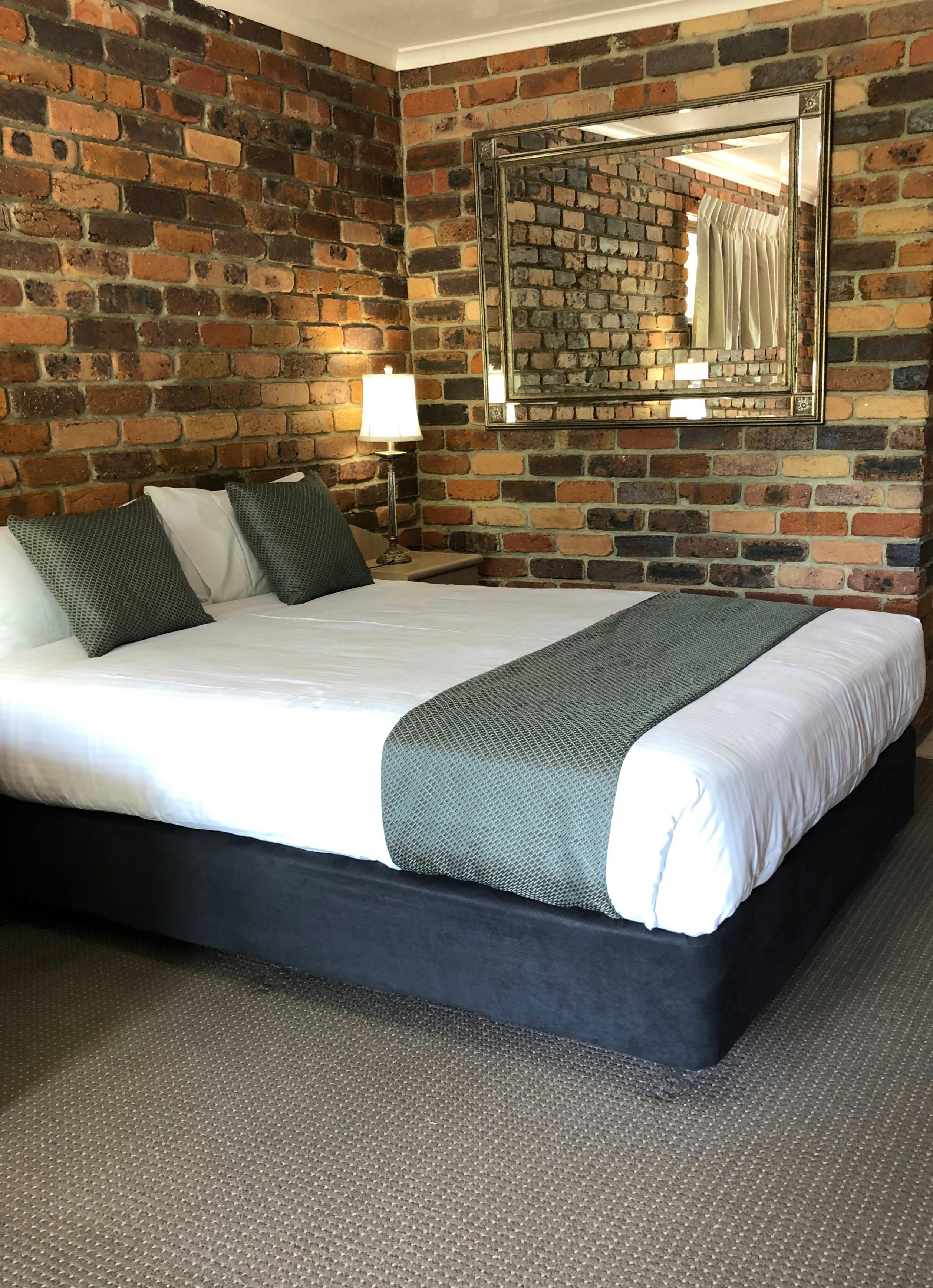 Large rooms each have own bathroom and variety of bed configurations.