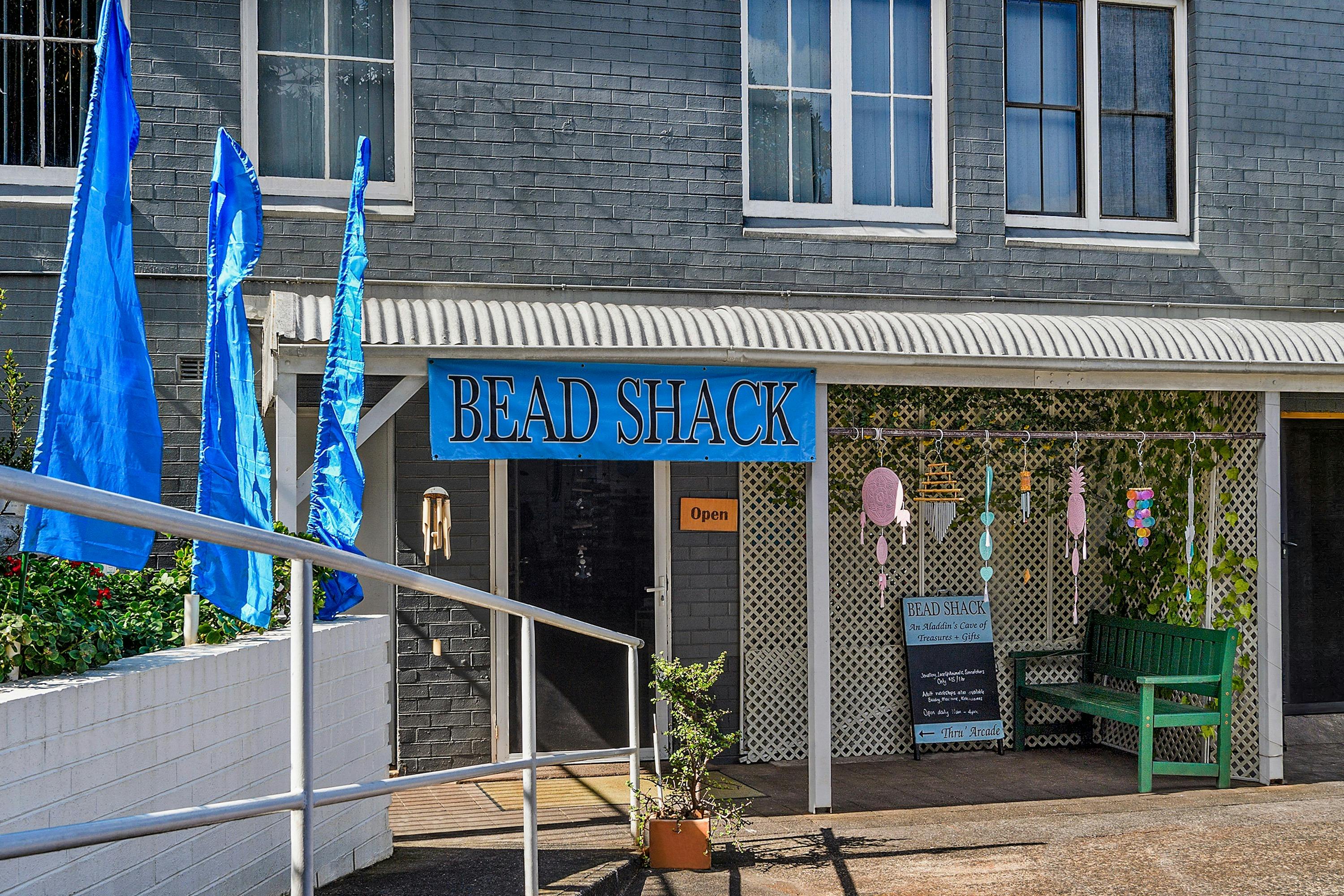 Find the Bead Shack at the rear and under the arcade in Gerringong NSW