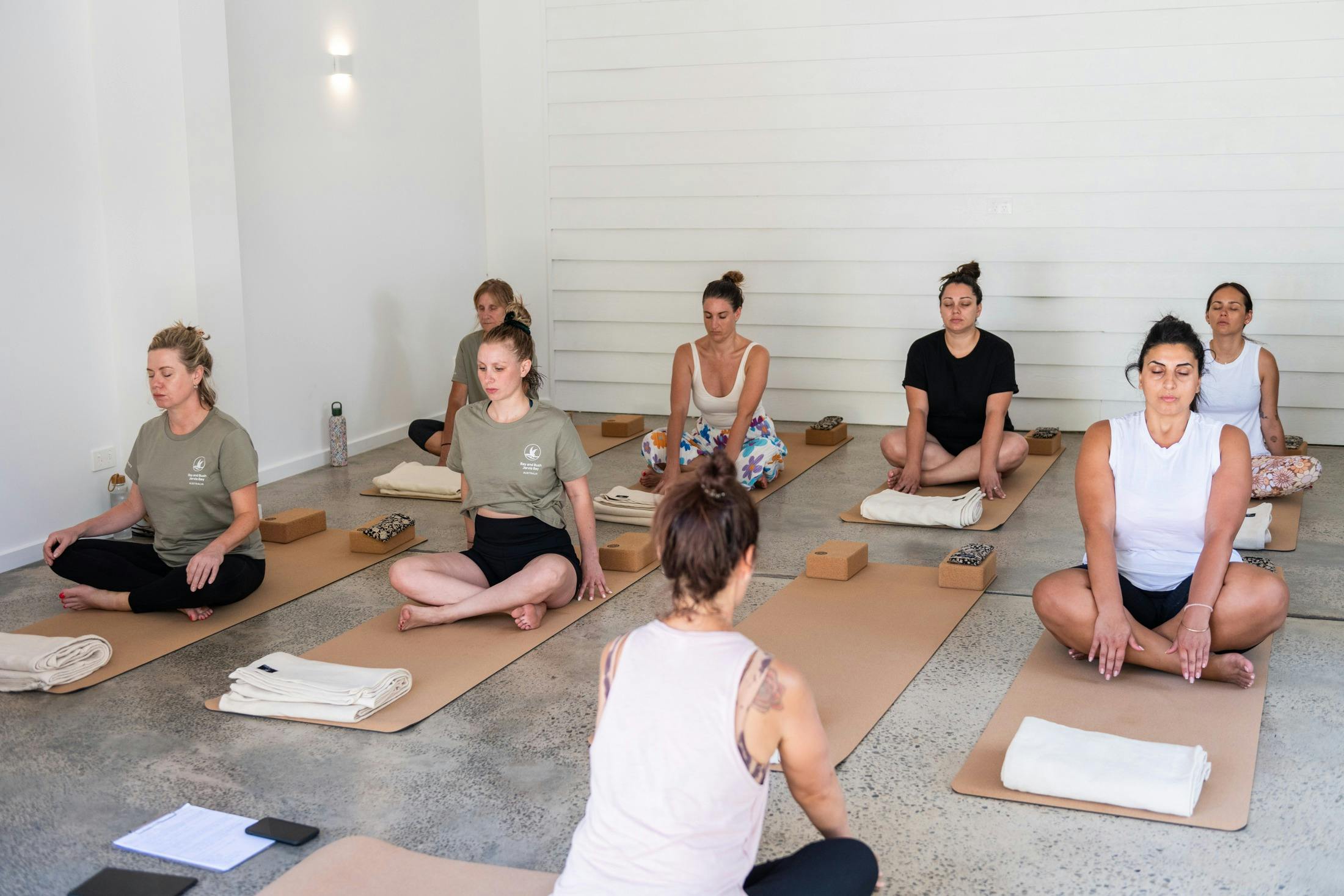 The Nest Bay and Bush Wellness Program Yoga Meditation Pilates Sound Bath