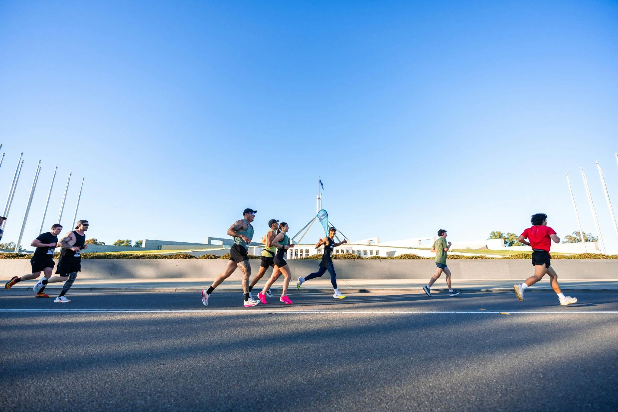 Runner in Canberra