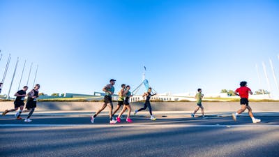 Runner in Canberra