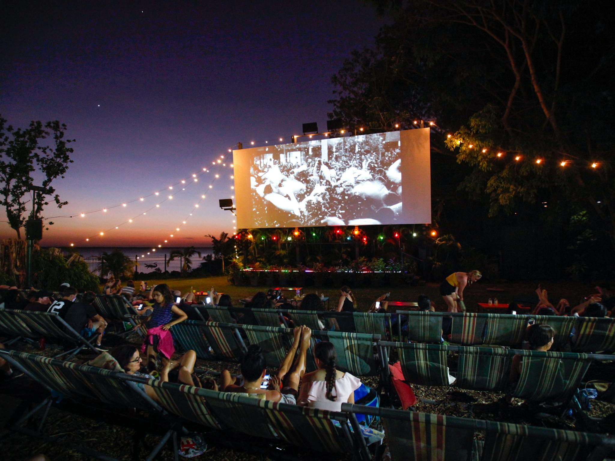 Tropical night at the Deckchair Cinema