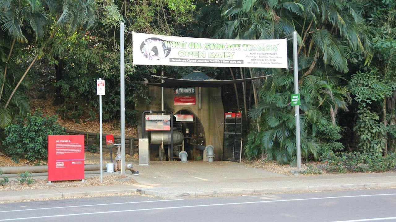 WWII Navy Oil Storage Tunnels 5 & 6, Darwin