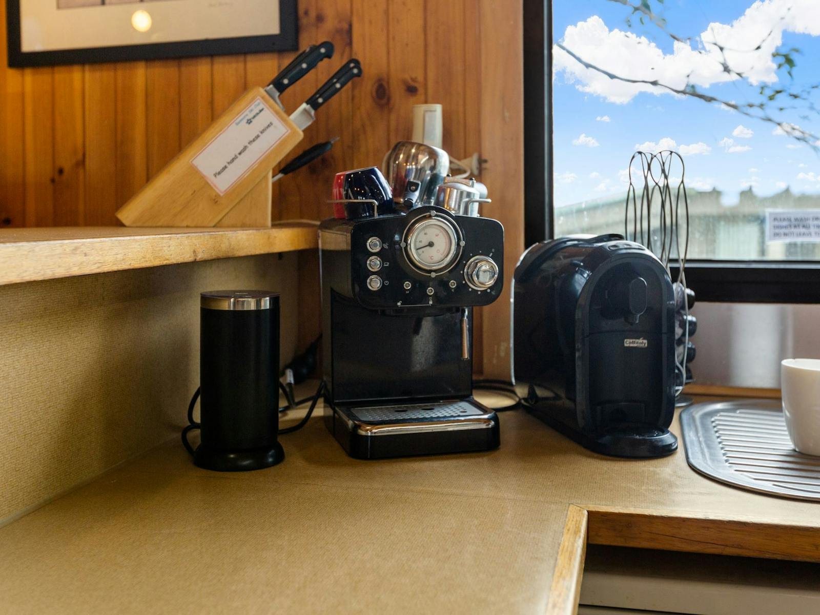 Benmore Kitchen with Coffee Machine