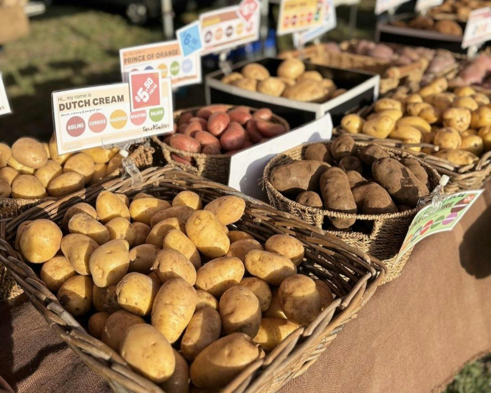 Locally grown produce