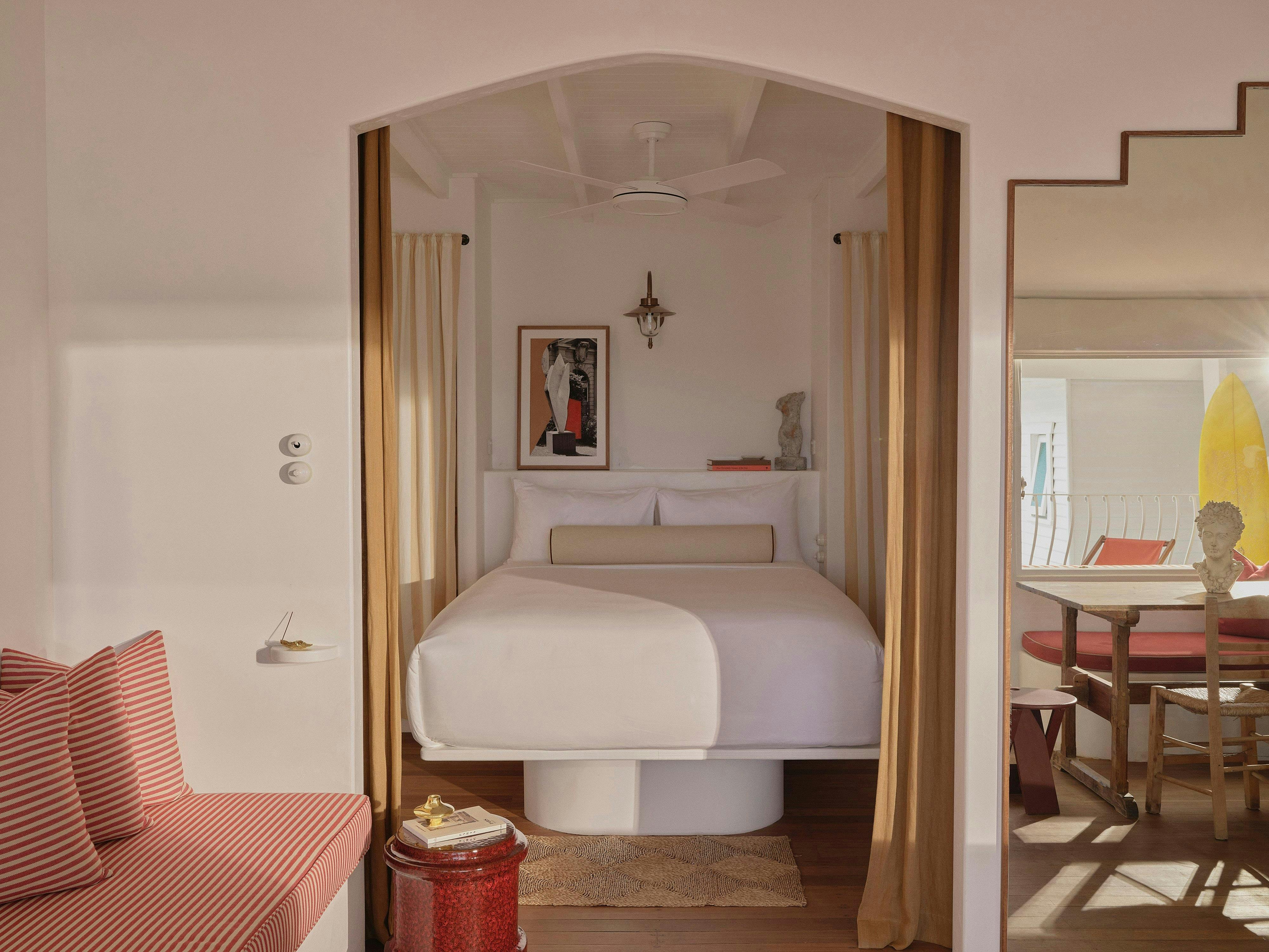 Portofino Bedroom, Facing Ocean  Il Delfino