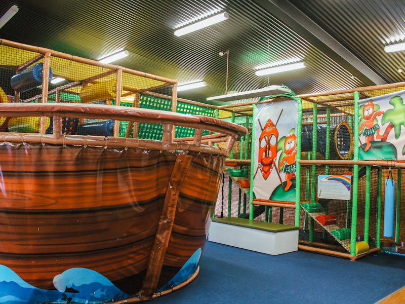 The Pirate ship playground at Kid's Paradise in Launceston
