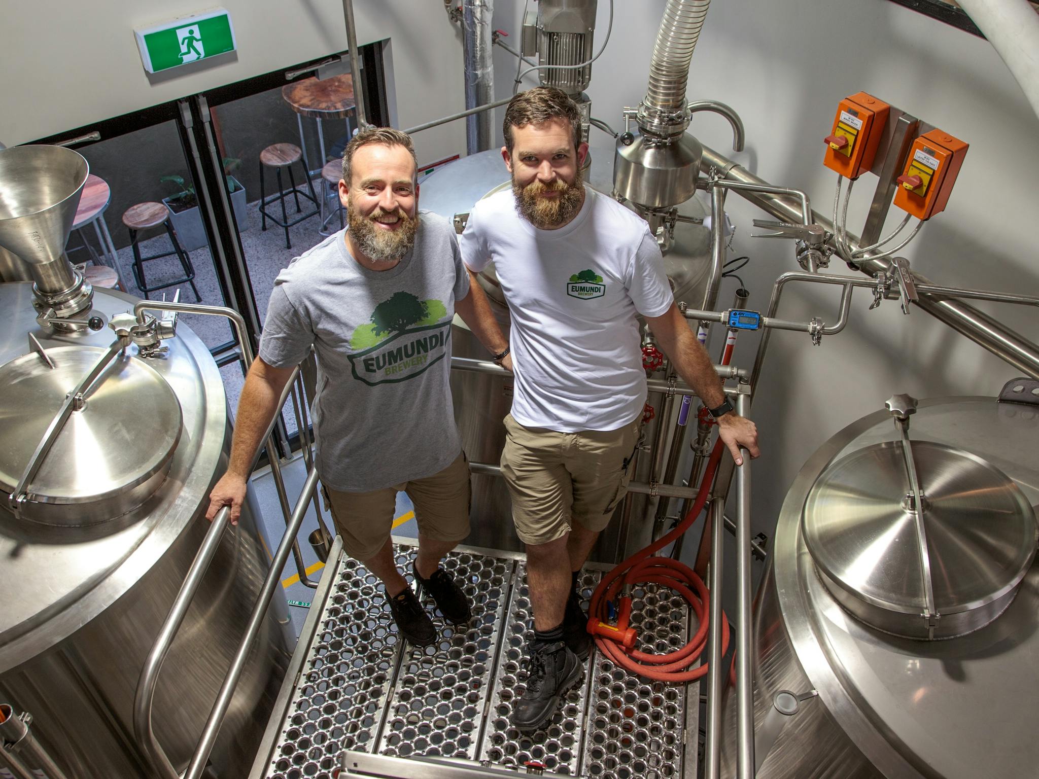 Brewers Chris Sheehan and Allan Tilden