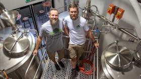 Brewers Chris Sheehan and Allan Tilden