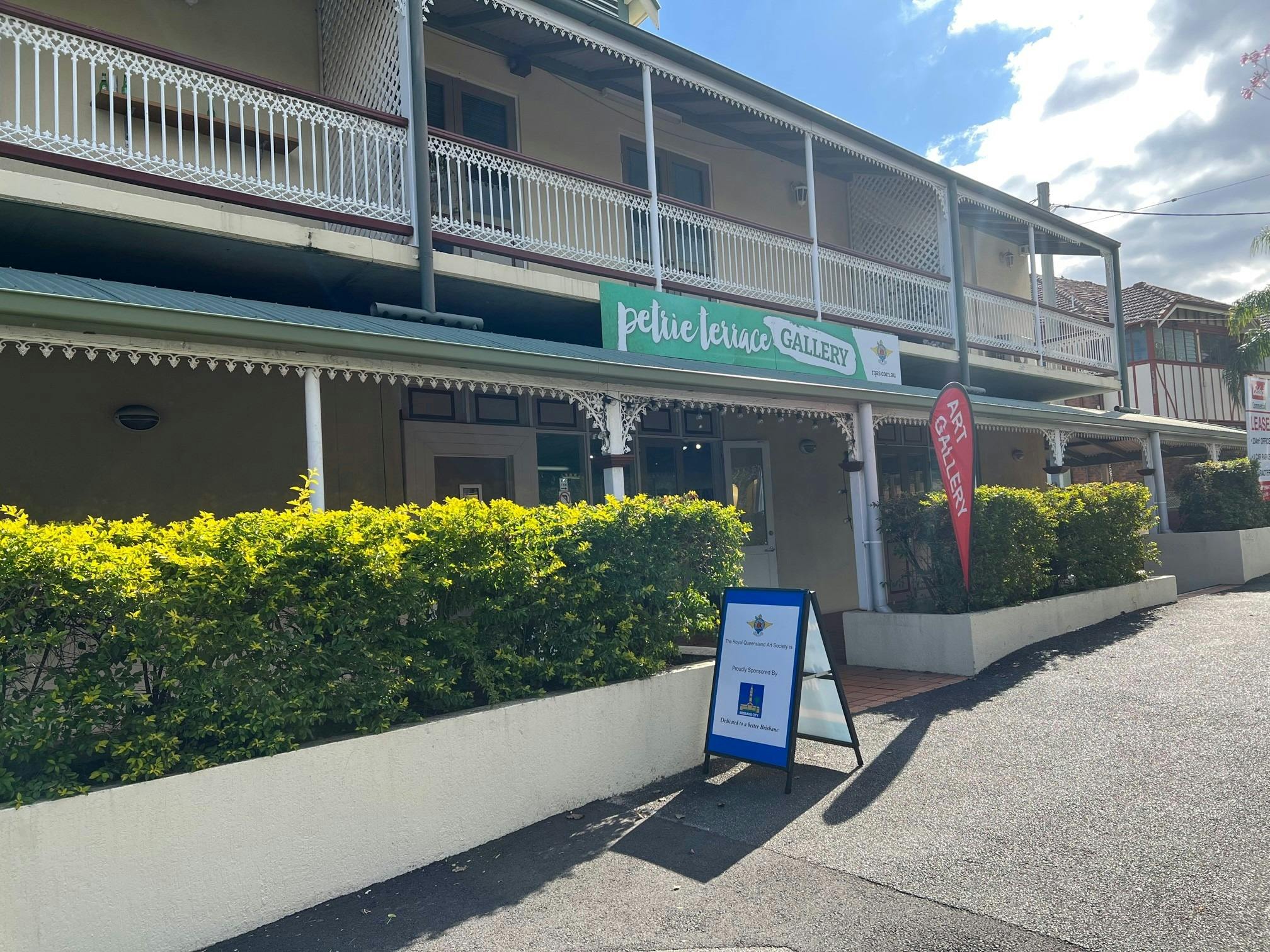 Front of gallery on Petrie Terrace
