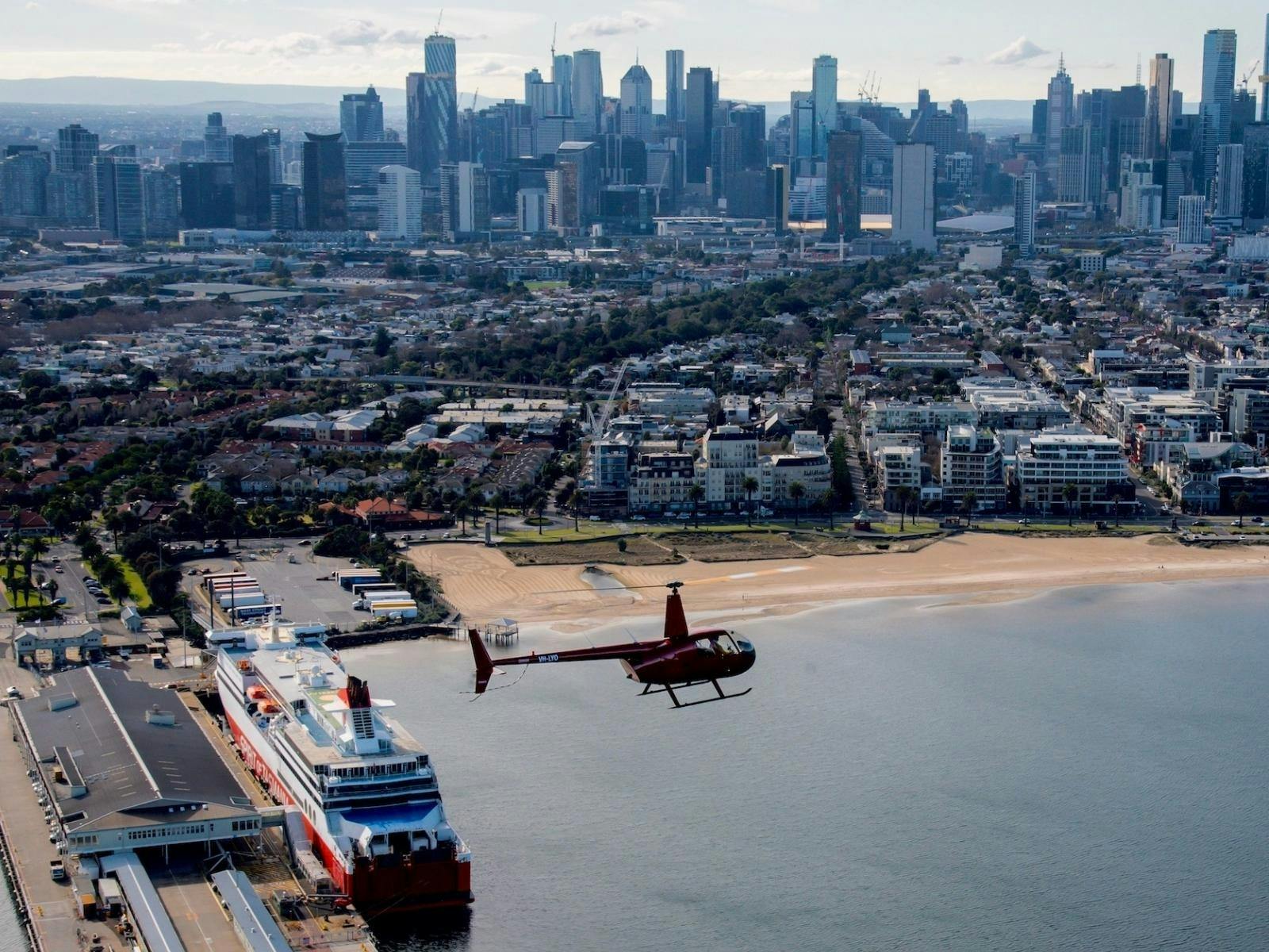 Helicopter Ride over Melbourne City By Rotor One