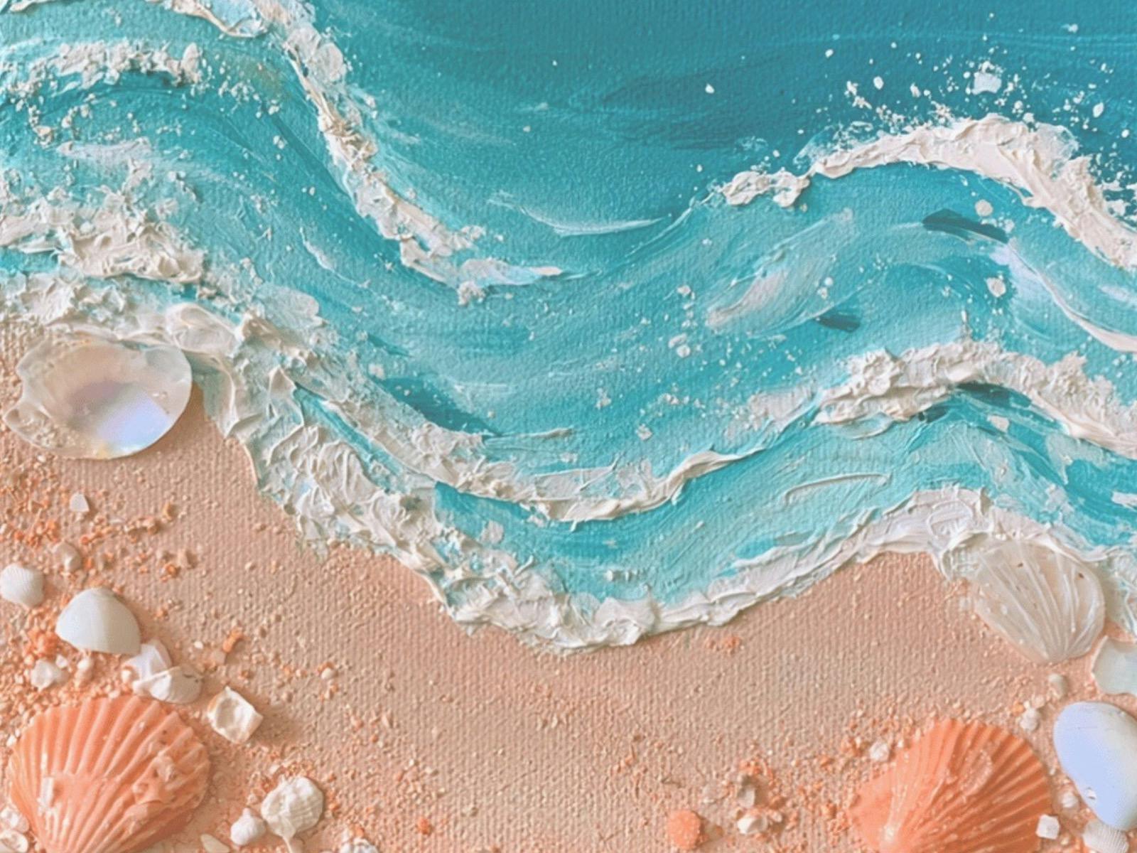 Paint & Sip Textured Painting