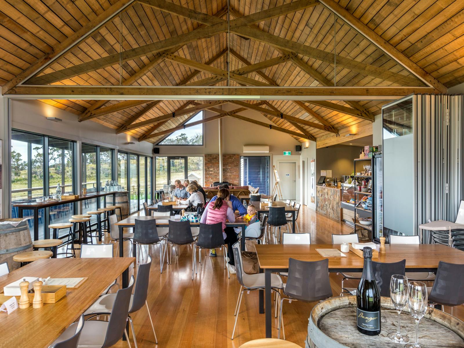 Stunning architecturally designed building made from beautiful Tasmanian timbers.