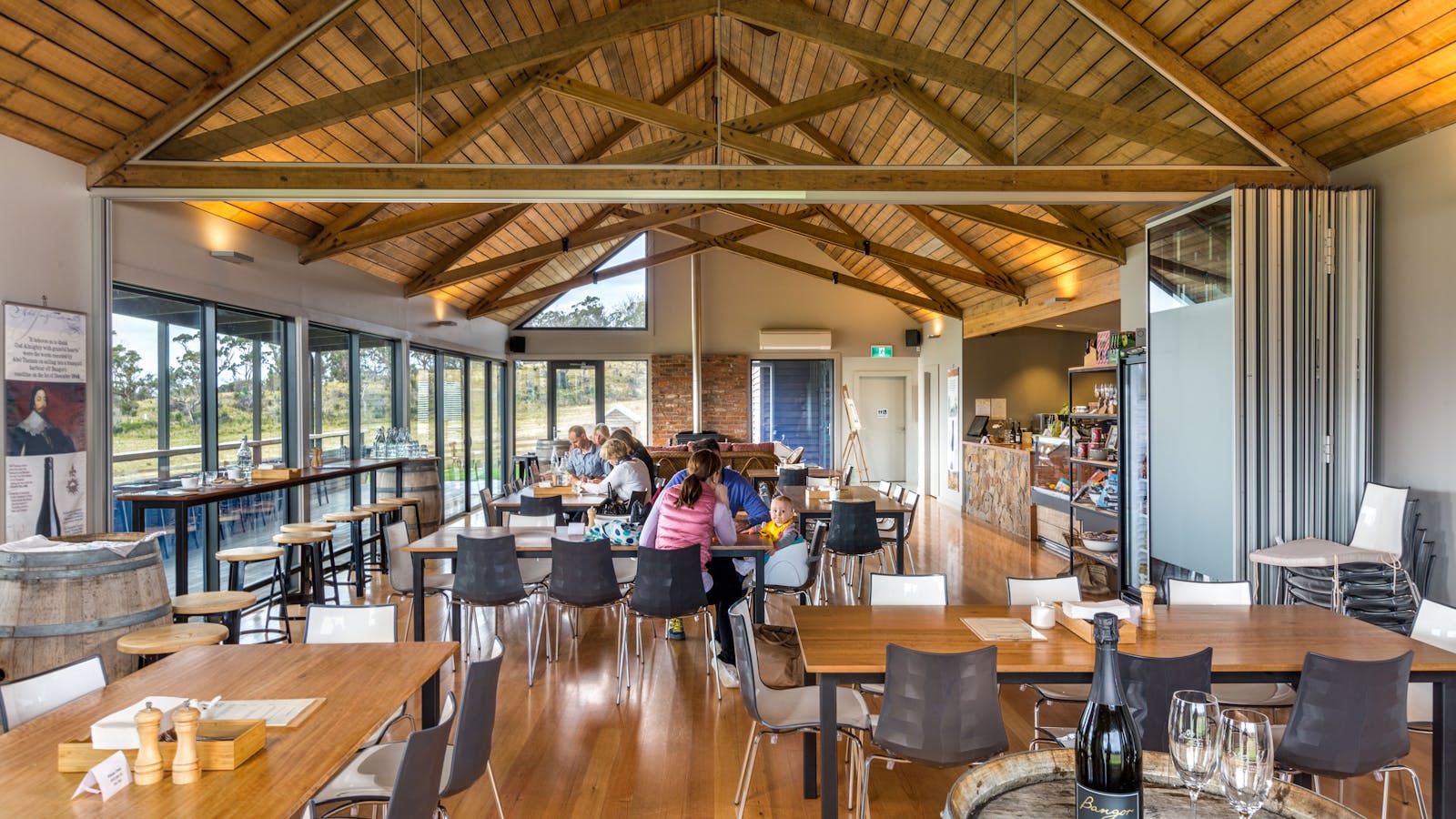 Stunning architecturally designed building made from beautiful Tasmanian timbers.