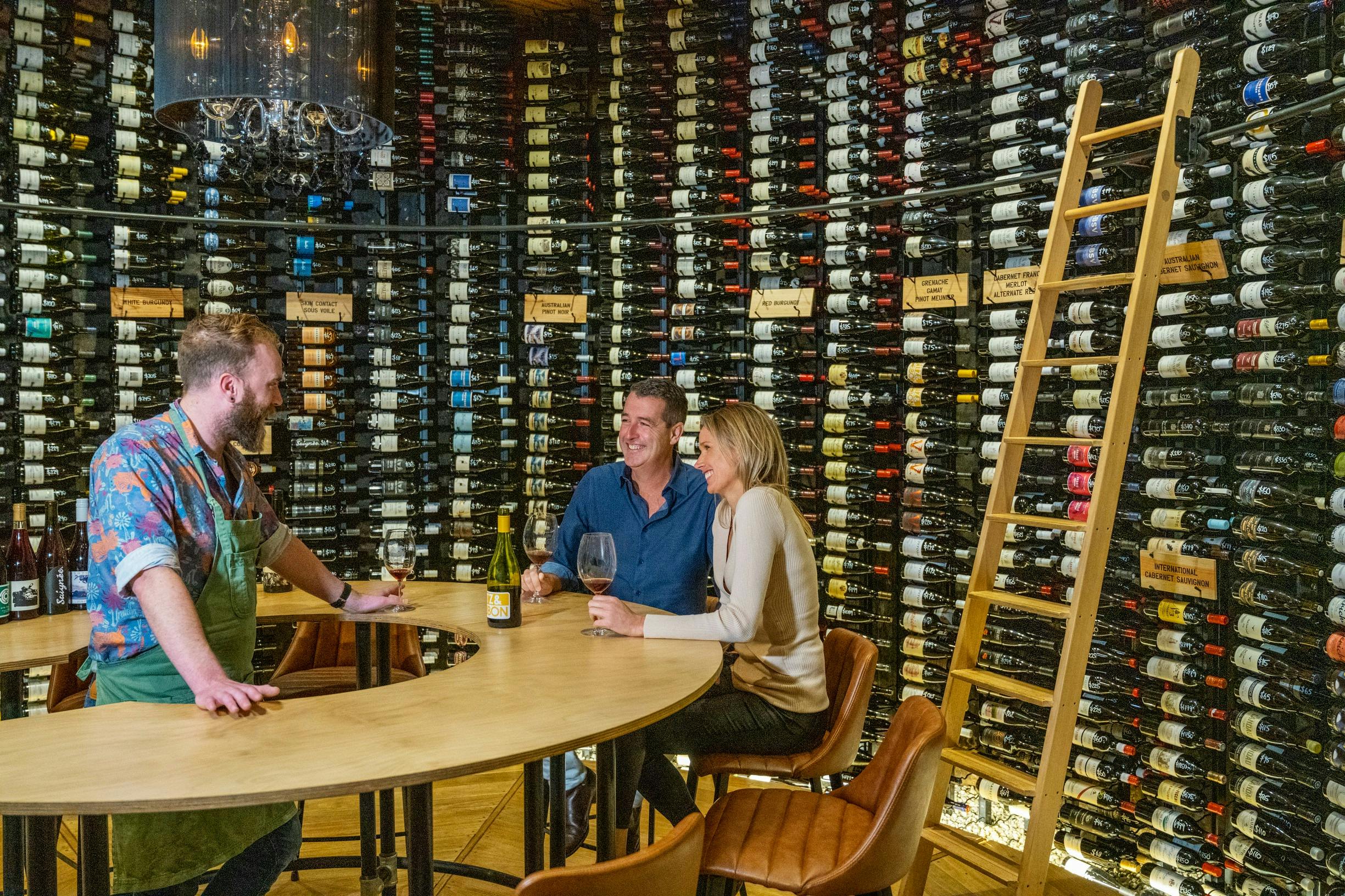 Enjoying a boutique wine tasting