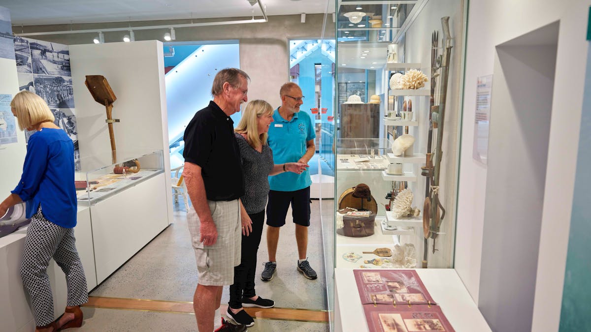 Cairns Museum's modern airconditioned galleries Cairns Museum's modern airconditioned galleries