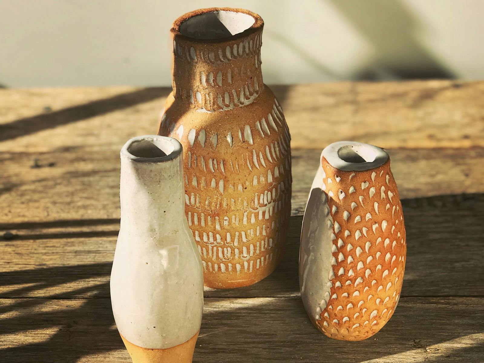clay vases