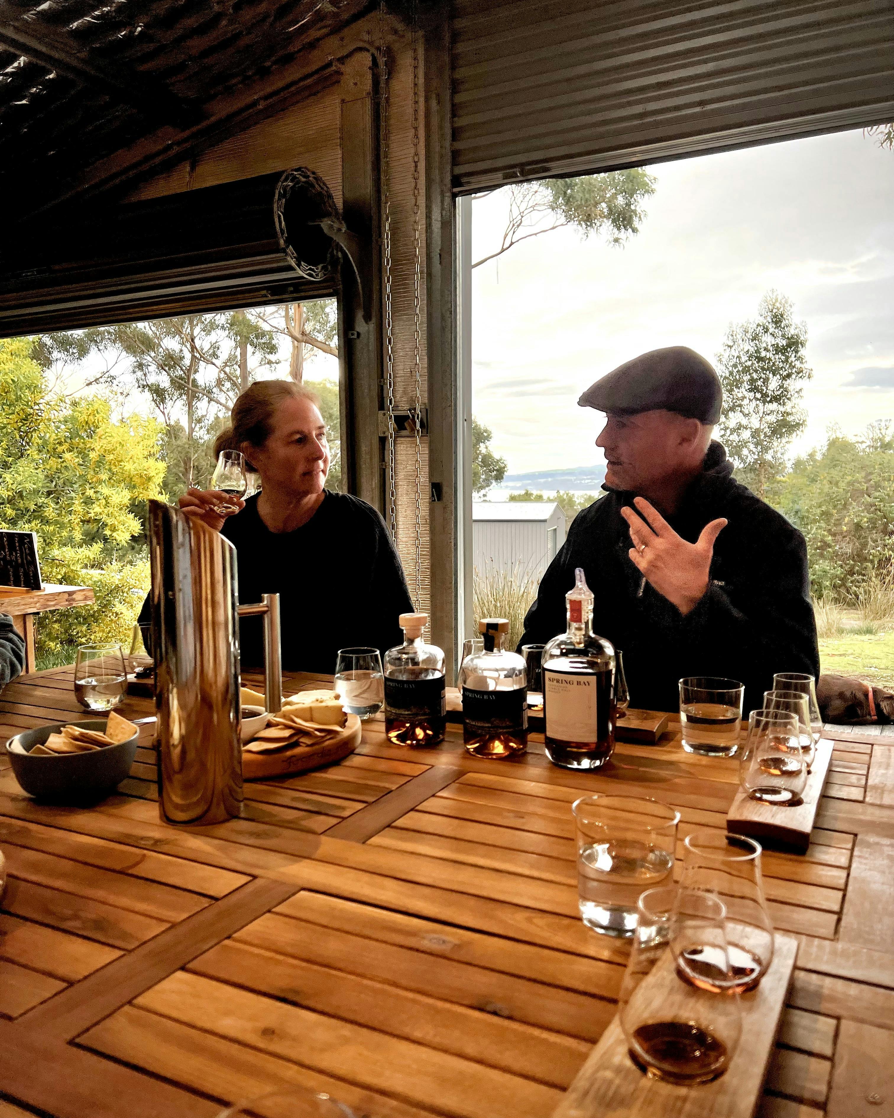 Cam and Suzy at Spring Beach Cellar Door