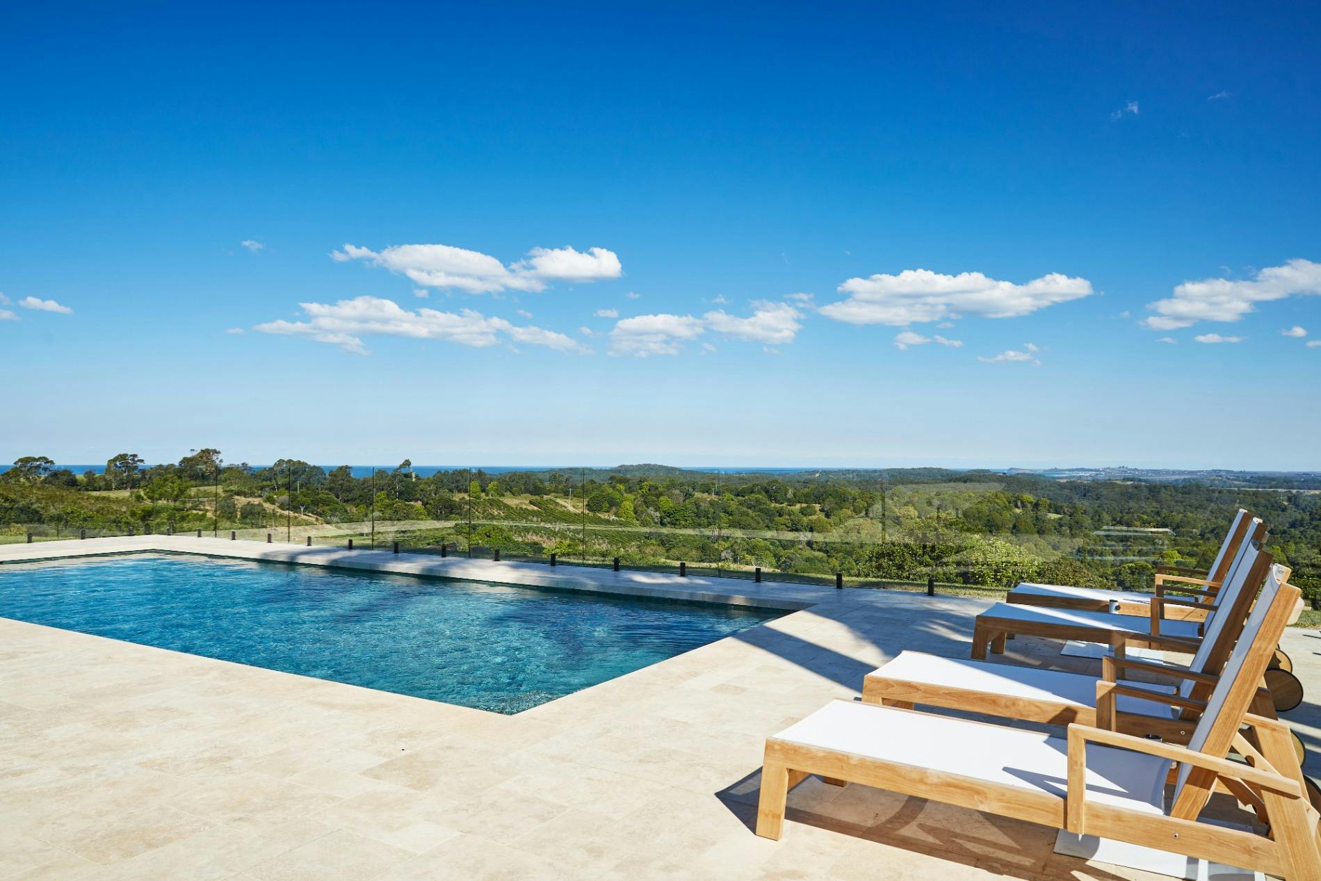 Pool side - Main House